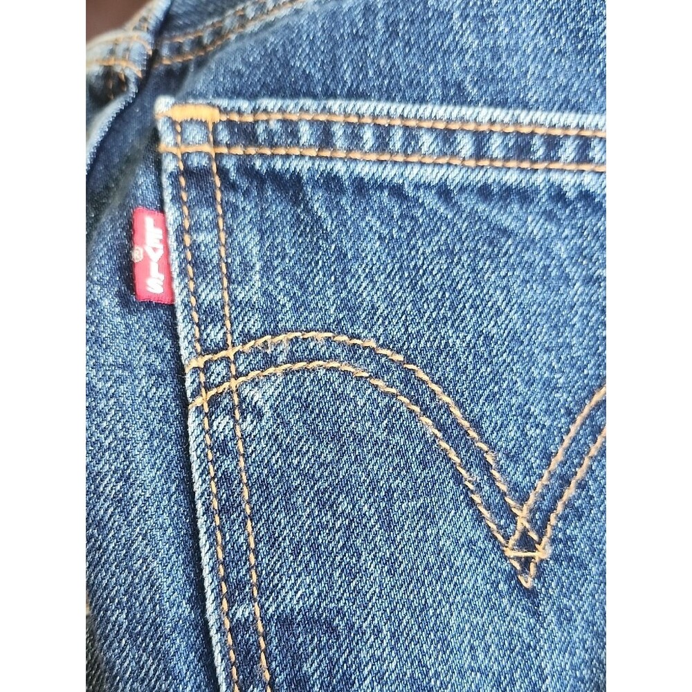 Levi's Premium High Rise Dad Jeans, Dark Wash, 100% Cotton, 25x30 - Picture 10 of 10